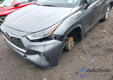 2021 Toyota Highlander L z USA, uszkodzony, nr VIN 5TDCZRBH6MS528171